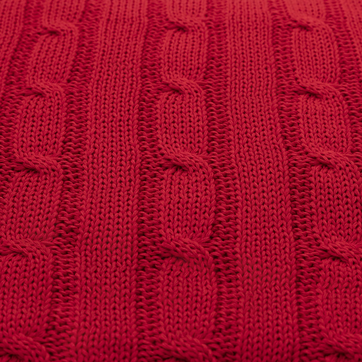 Плед Fado вязаный, красный (без подарочной коробки) — изображение 12