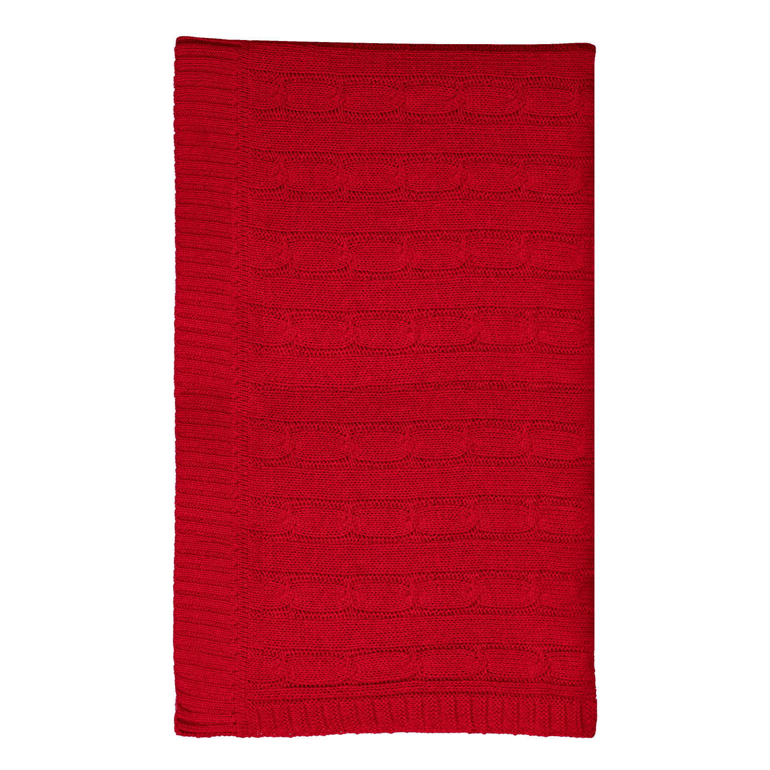 Плед Fado вязаный, красный (без подарочной коробки) — изображение 2