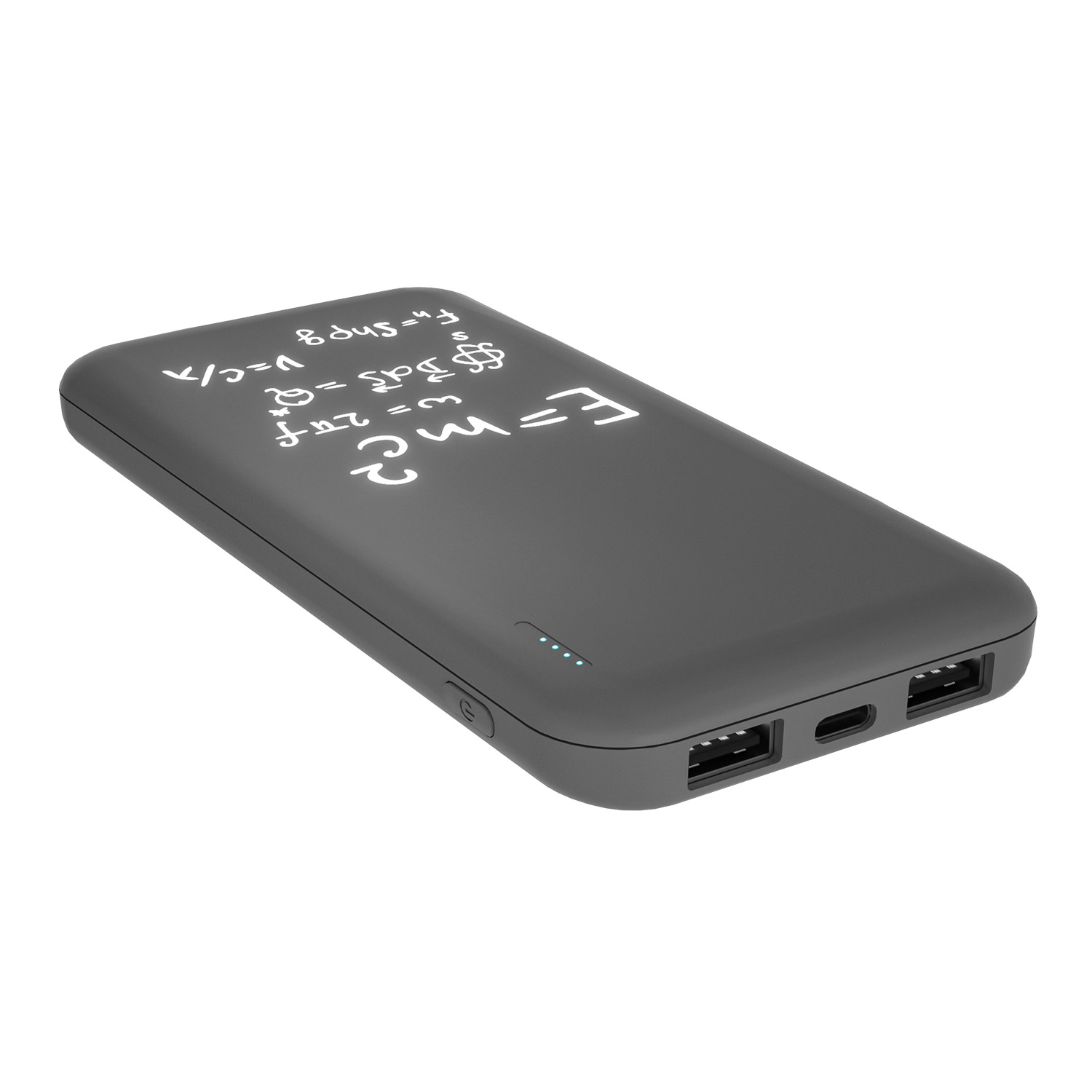 Внешний аккумулятор с подсветкой Luce 10000 mAh, серый — изображение 9