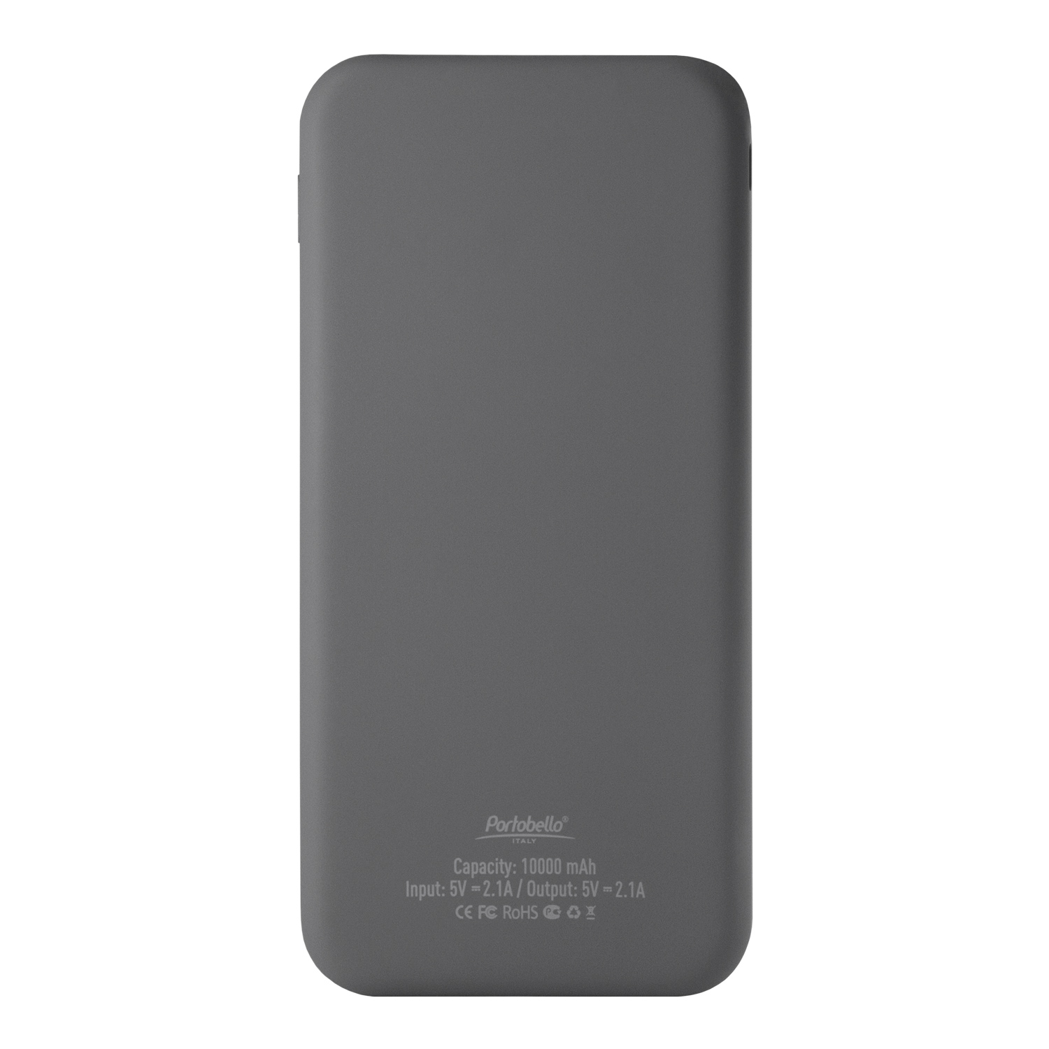 Внешний аккумулятор с подсветкой Люче (Luce) 10000 mAh, серый — изображение 3