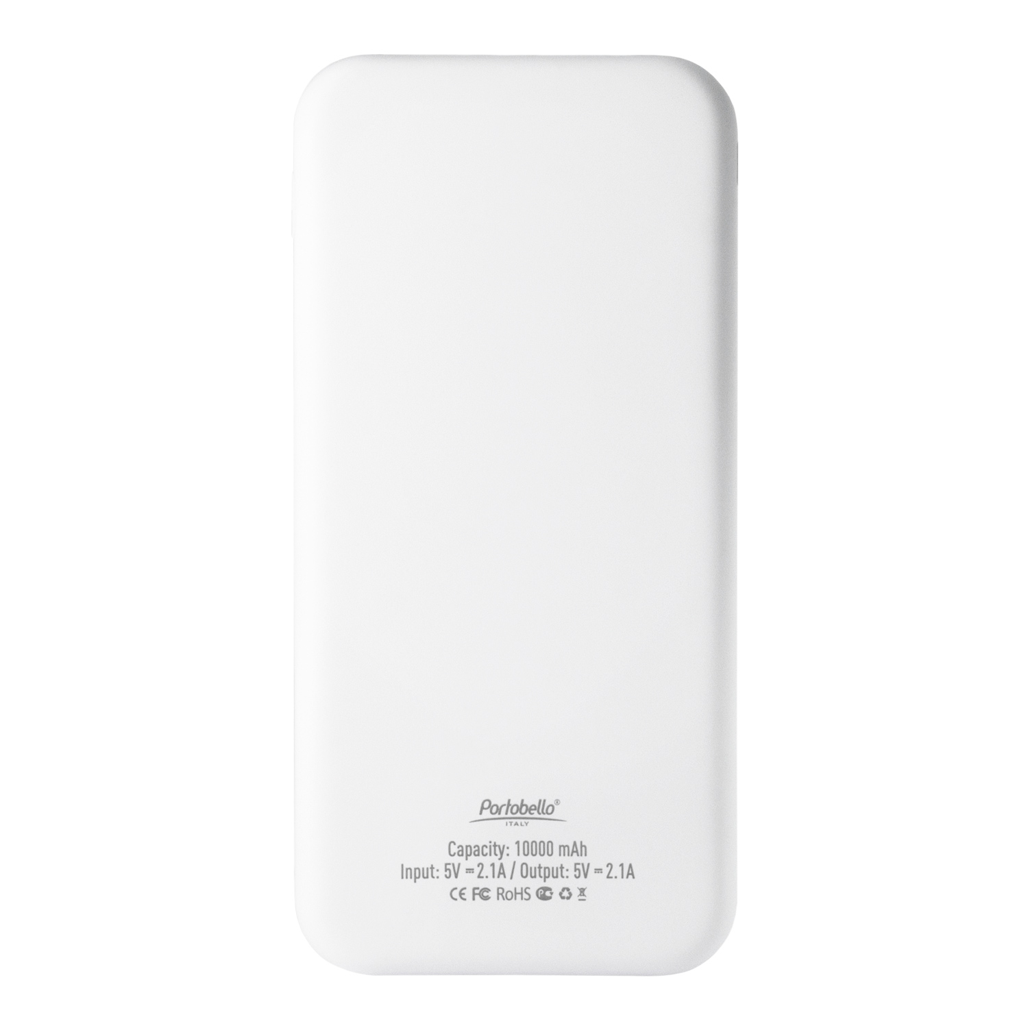 Внешний аккумулятор с подсветкой Люче (Luce) 10000 mAh, белый — изображение 3