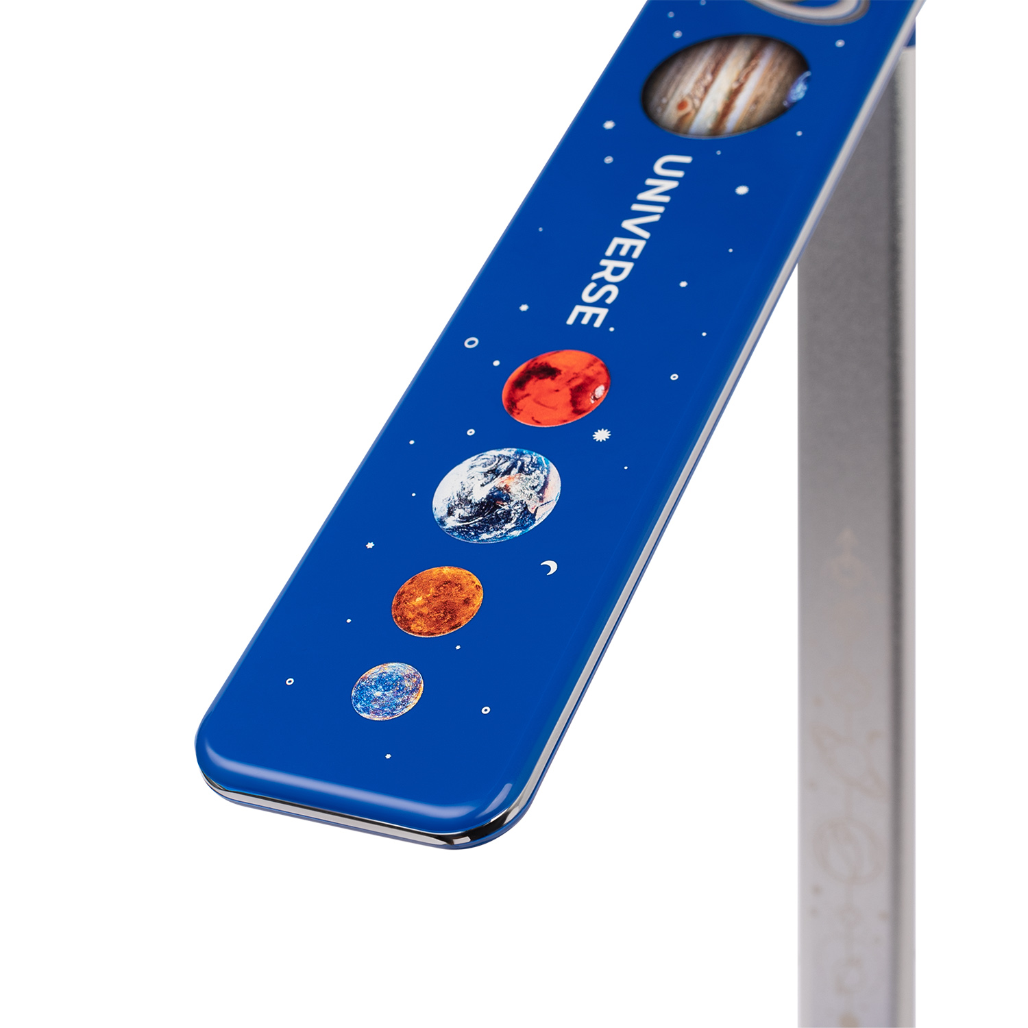 Настольная лампа c беспроводной зарядкой Lumos Ultramarine, синяя — изображение 8