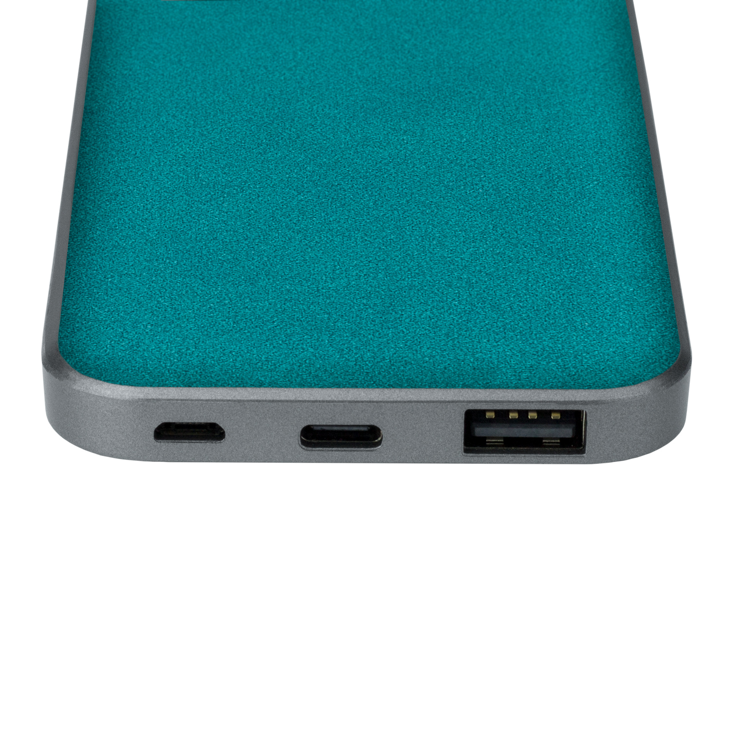 Внешний аккумулятор Ин Велюр (In Velour) 10000 mAh, бирюзовый — изображение 3