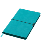 Ежедневник In Velour недатированный, бирюзовый