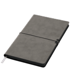 Ежедневник In Velour недатированный, серый