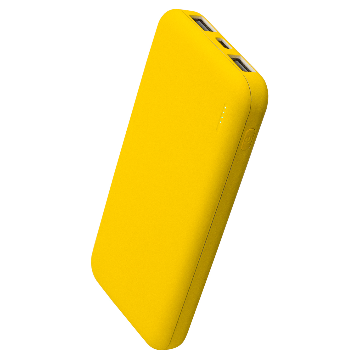 Внешний аккумулятор с подсветкой Люче (Luce) Lemoni 10000 mAh, желтый — изображение 3