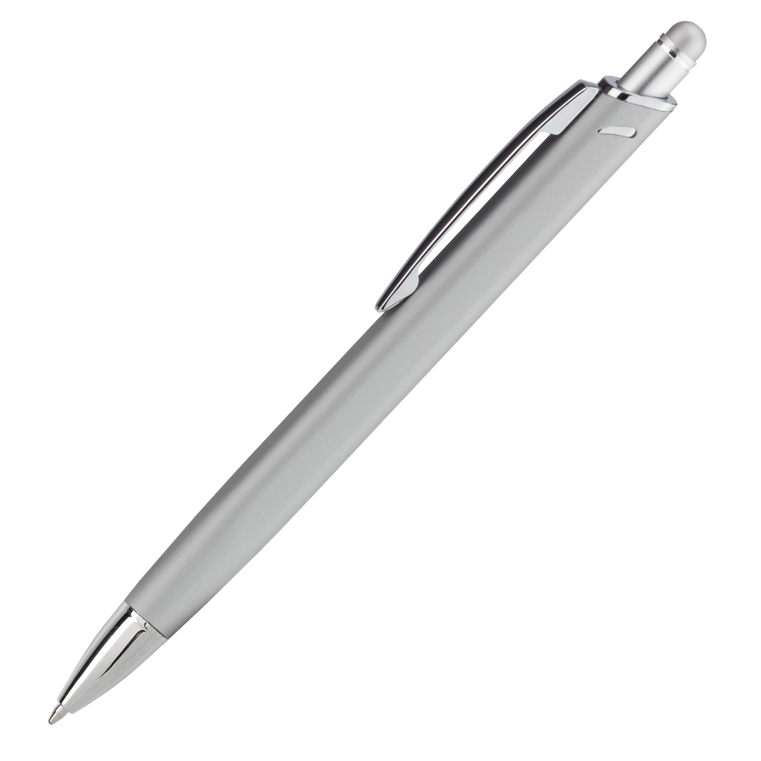 Шариковая ручка Quattro, серебряная