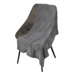 Плед Cella вязаный, серый (без подарочной коробки)