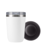 Термокружка вакуумная с керамическим покрытием Arctic, белый/серый