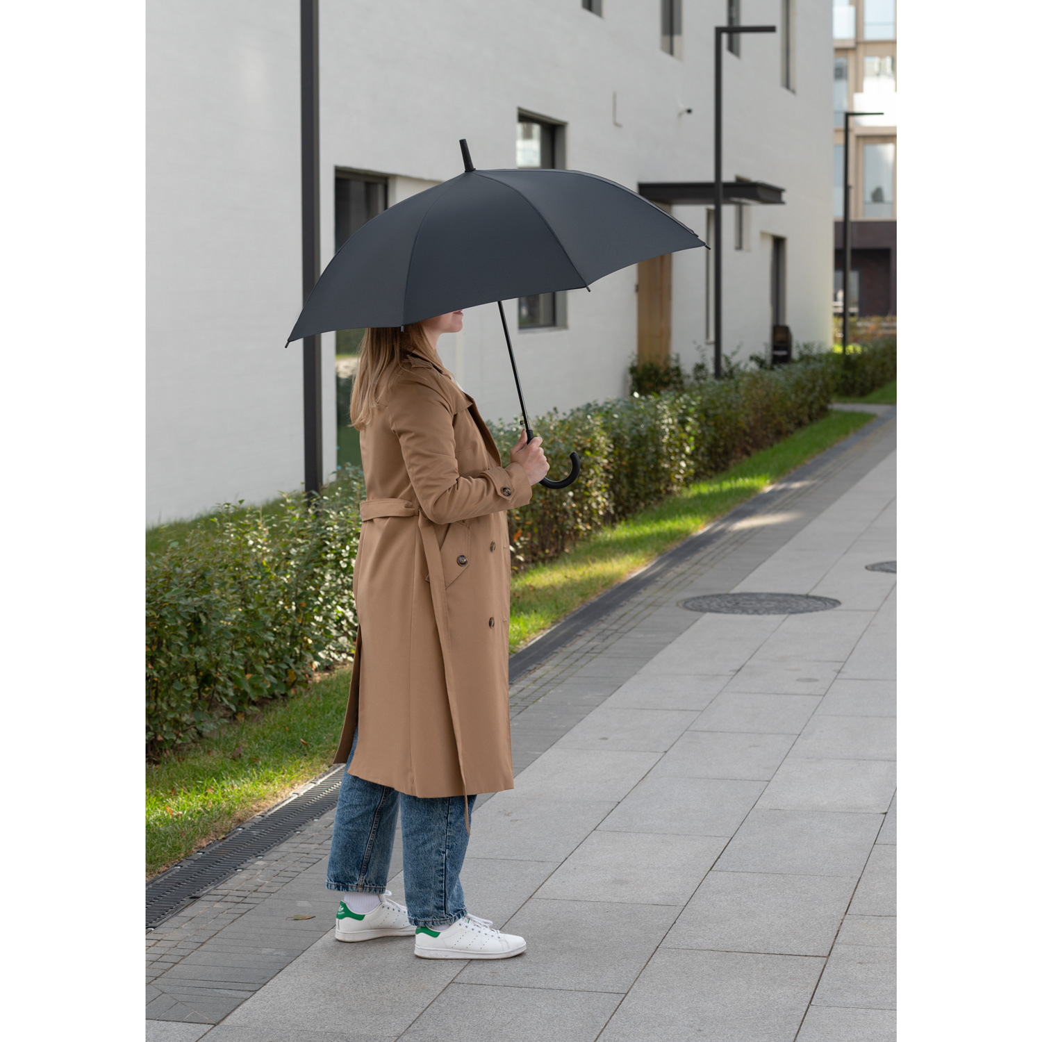 Зонт-трость, Bergwind, черный — изображение 8