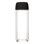 Бутылка стеклянная с двойными стенками Bianca, черная