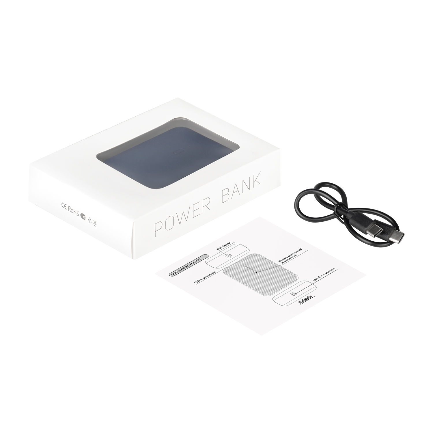 Внешний аккумулятор с функцией быстрой зарядки Formula 10000 mAh, синий — изображение 15