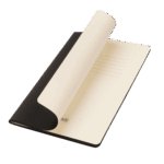 Блокнот Alpha slim, черный