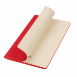 Блокнот Alpha slim, красный