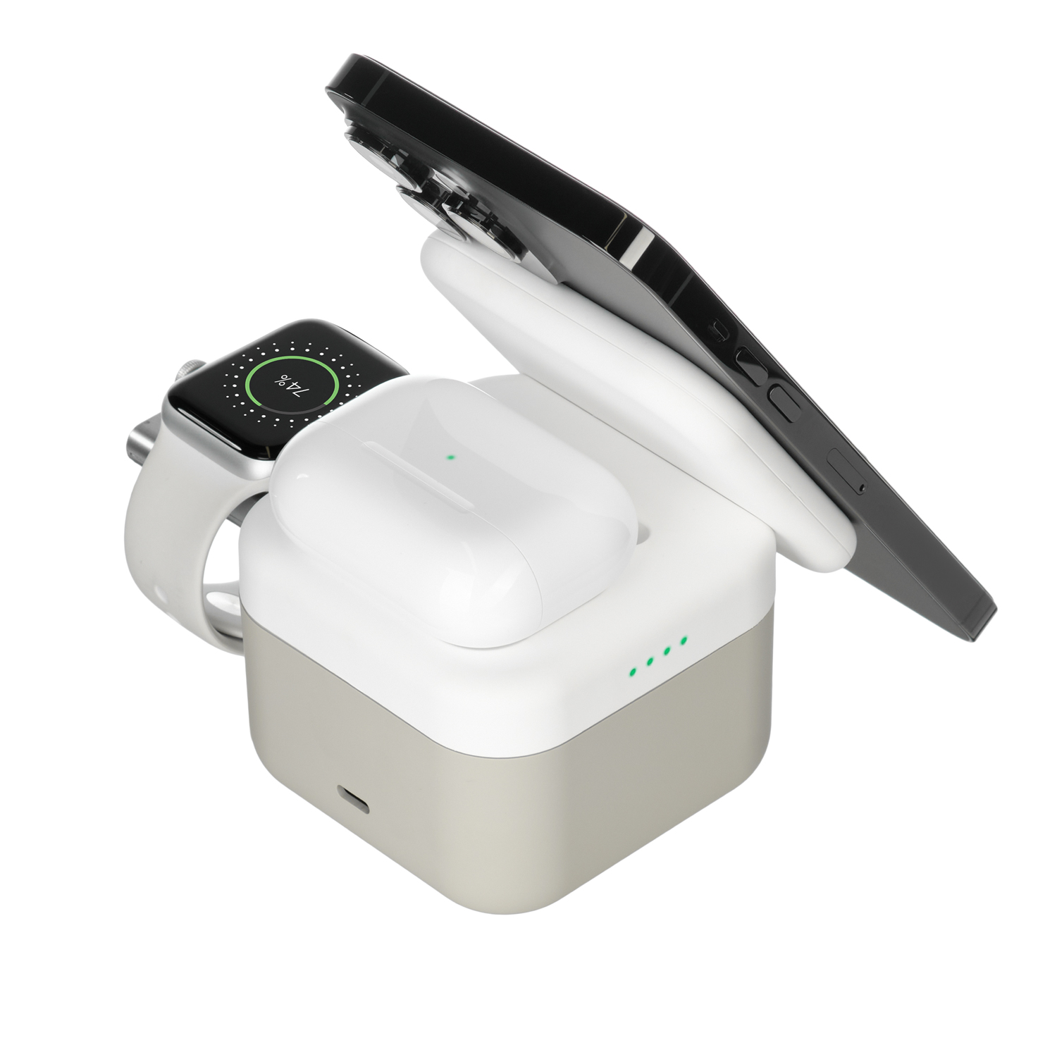 Беспроводная зарядная станция 3в1 15W Куб (Cube Wireless Magnetic) — изображение 6