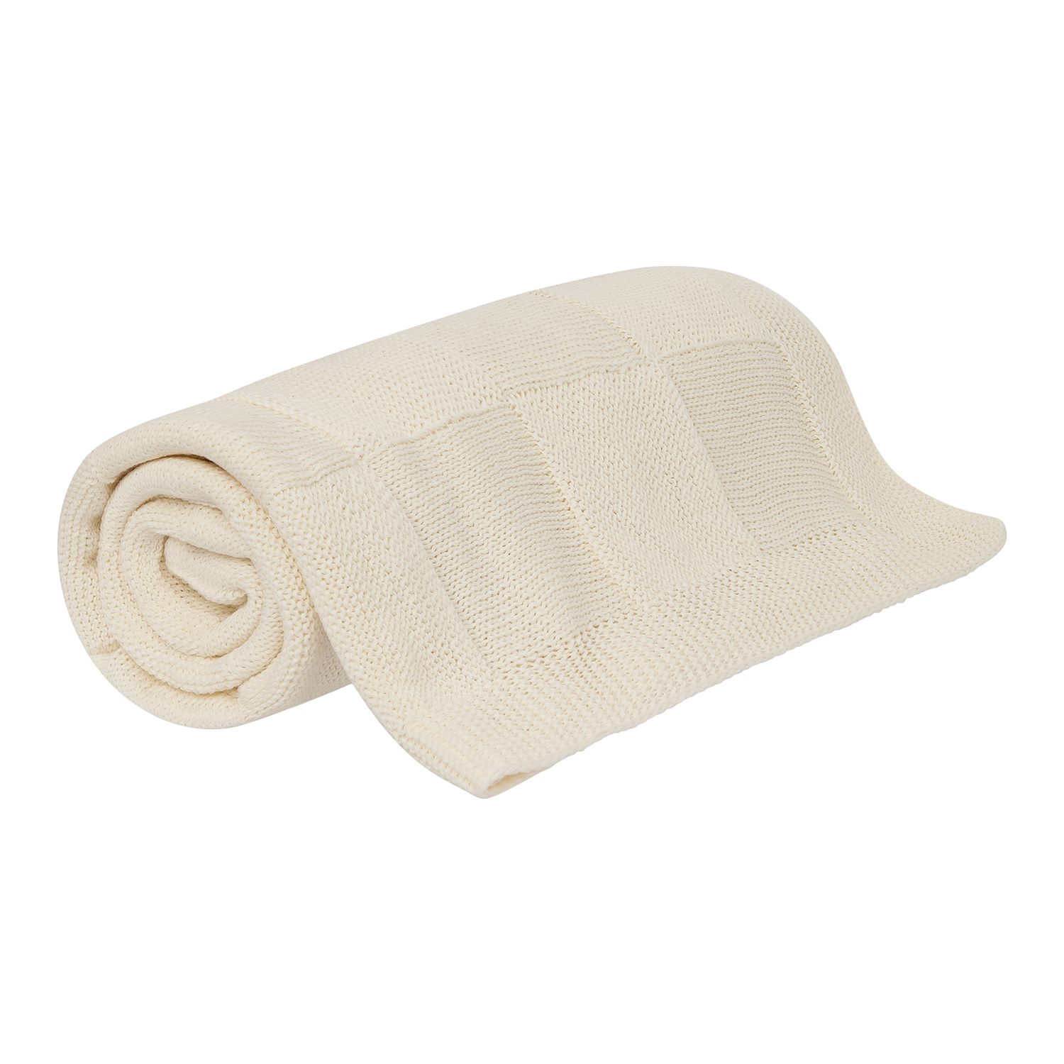 Плед Cella вязаный, бежевый (без подарочной коробки) — изображение 3