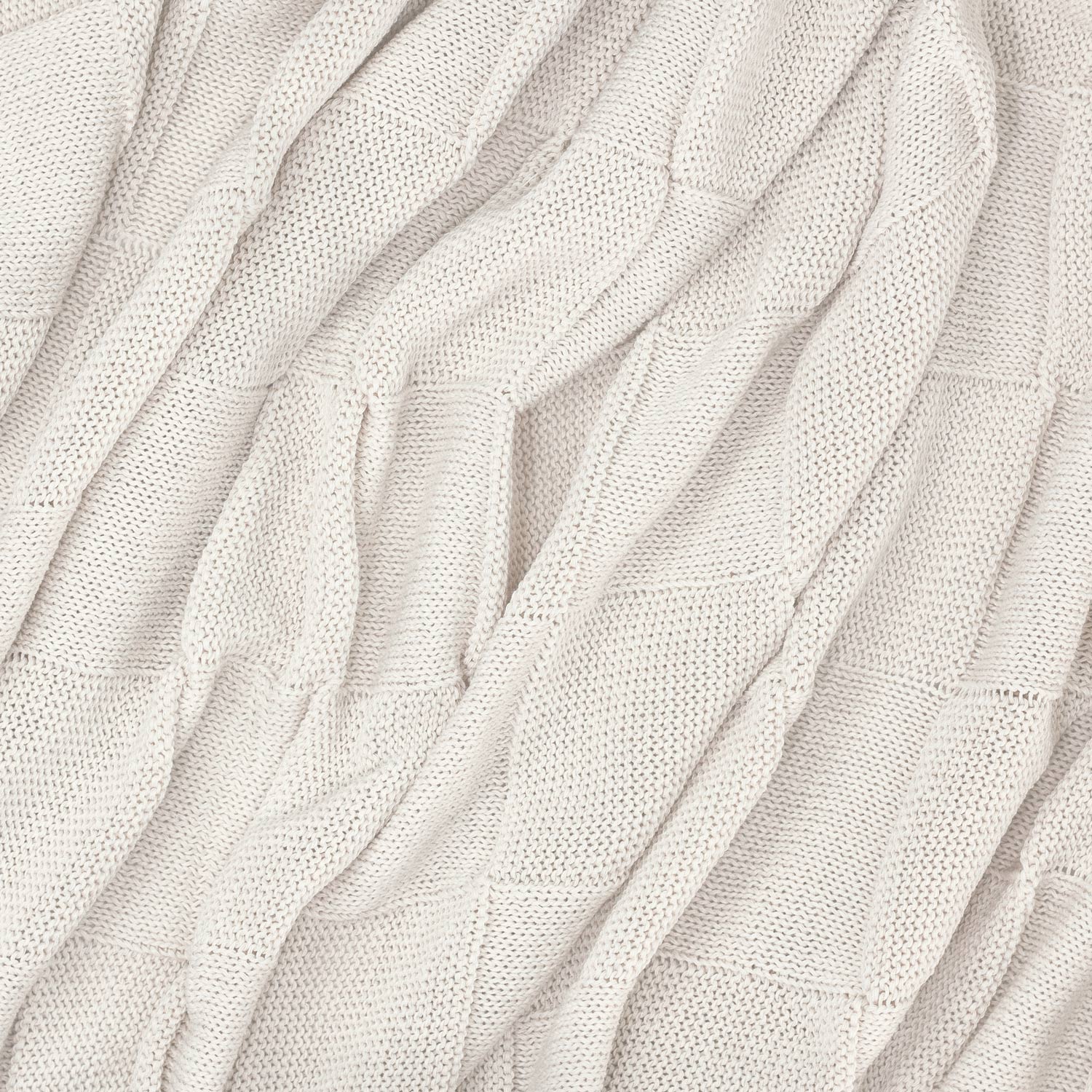 Плед Cella вязаный, бежевый (без подарочной коробки) — изображение 5