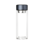 Бутылка стеклянная с двойными стенками Aravia, синяя