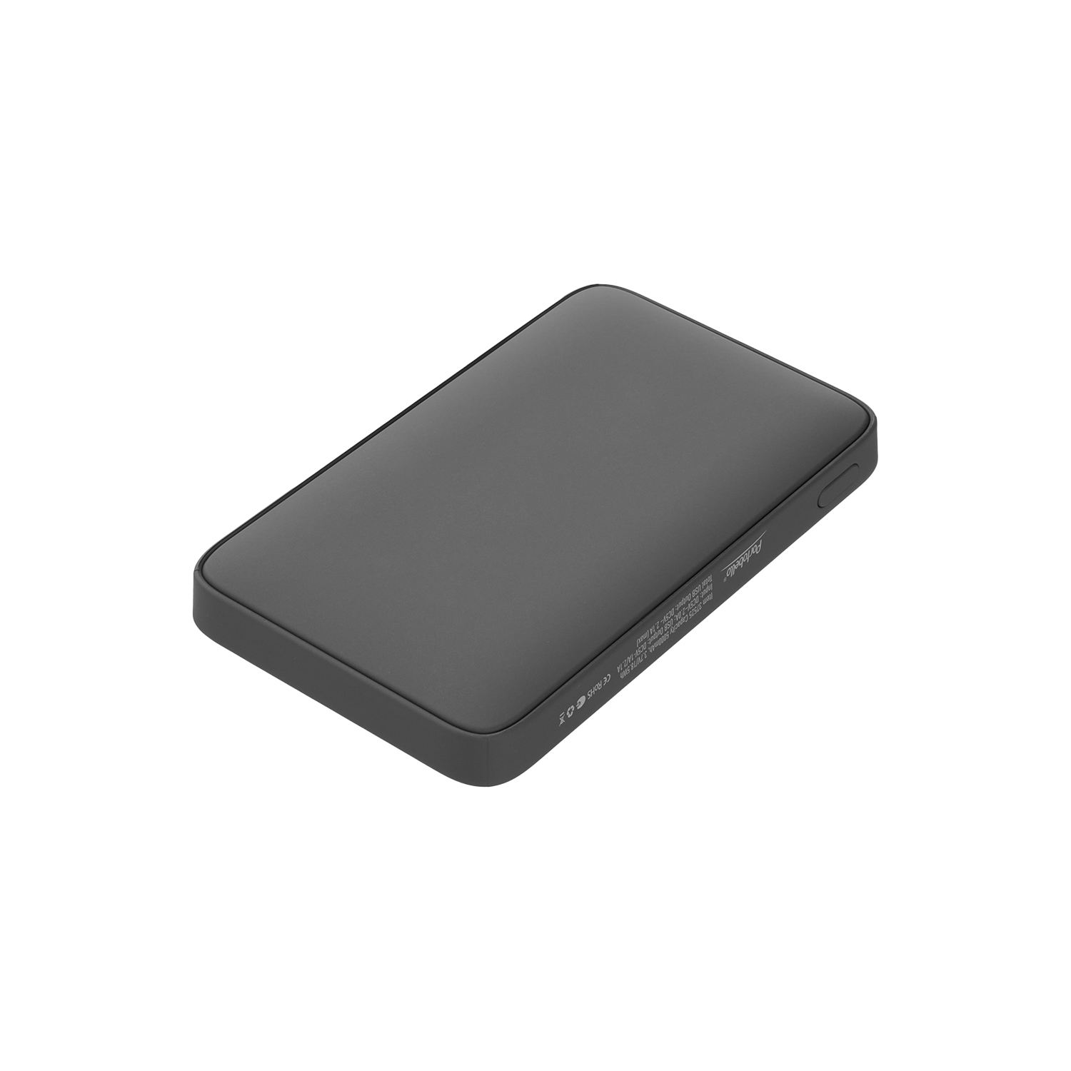 Внешний аккумулятор с подсветкой Анкор (Ancor) 5000 mAh, серый — изображение 2