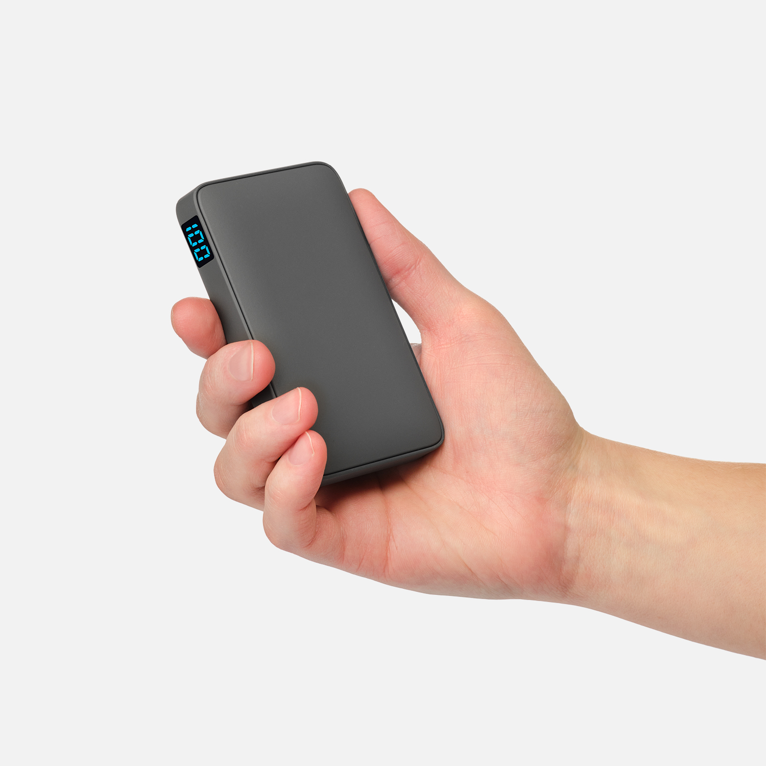 Внешний аккумулятор с подсветкой Анкор (Ancor) 5000 mAh, серый — изображение 7