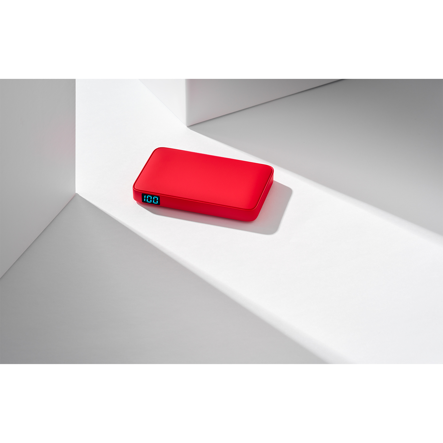 Внешний аккумулятор с подсветкой Анкор (Ancor) 5000 mAh, красный — изображение 2