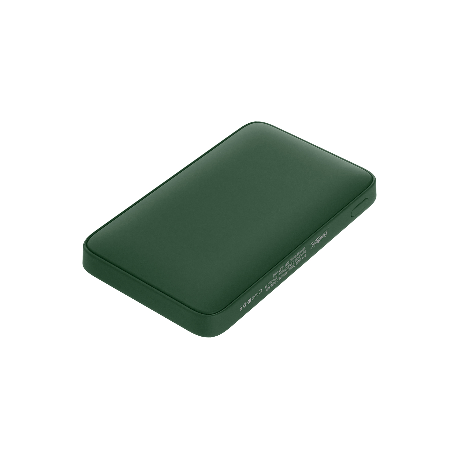 Внешний аккумулятор с подсветкой Анкор (Ancor) 5000 mAh, зеленый — изображение 2