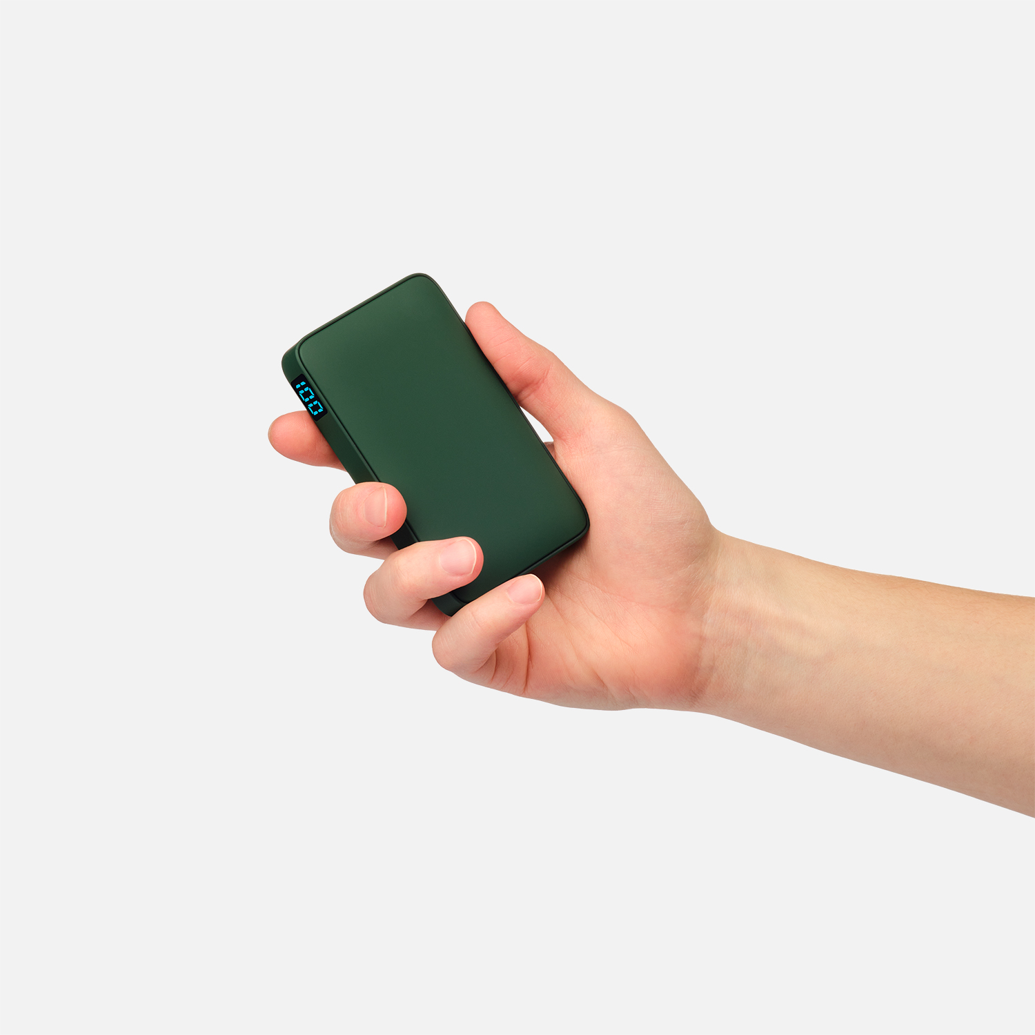 Внешний аккумулятор с подсветкой Анкор (Ancor) 5000 mAh, зеленый — изображение 7