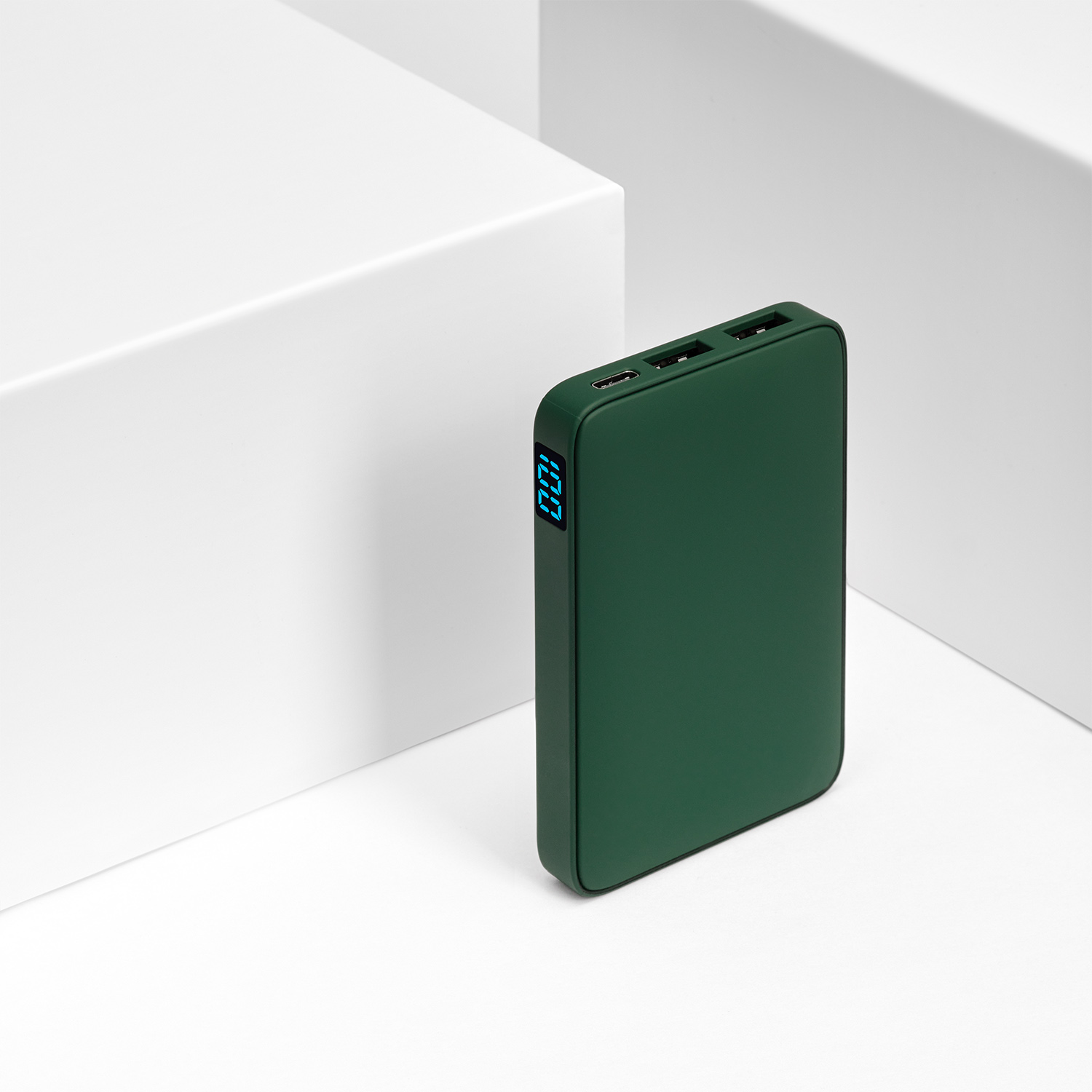 Внешний аккумулятор с подсветкой Анкор (Ancor) 5000 mAh, зеленый — изображение 8