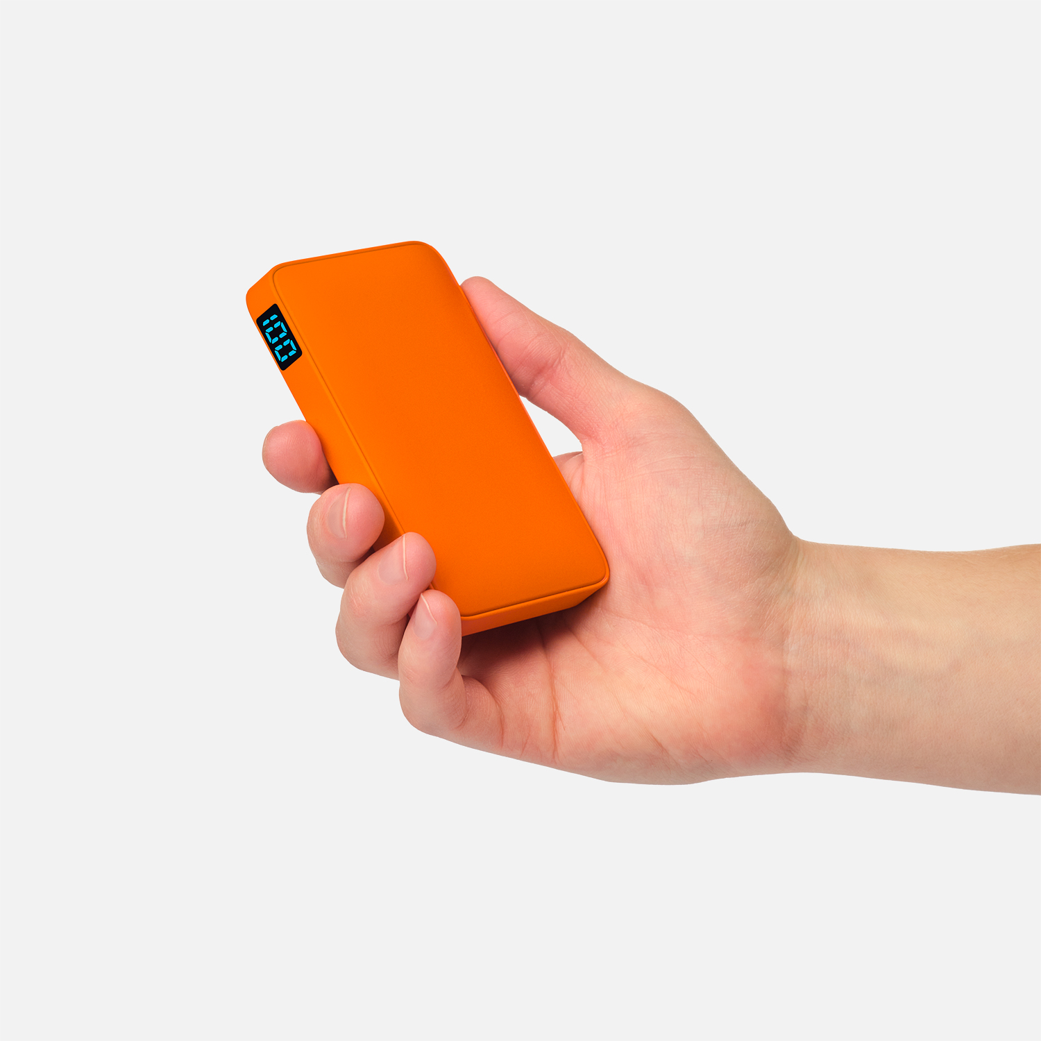 Внешний аккумулятор с подсветкой Анкор (Ancor) 5000 mAh, оранжевый — изображение 7