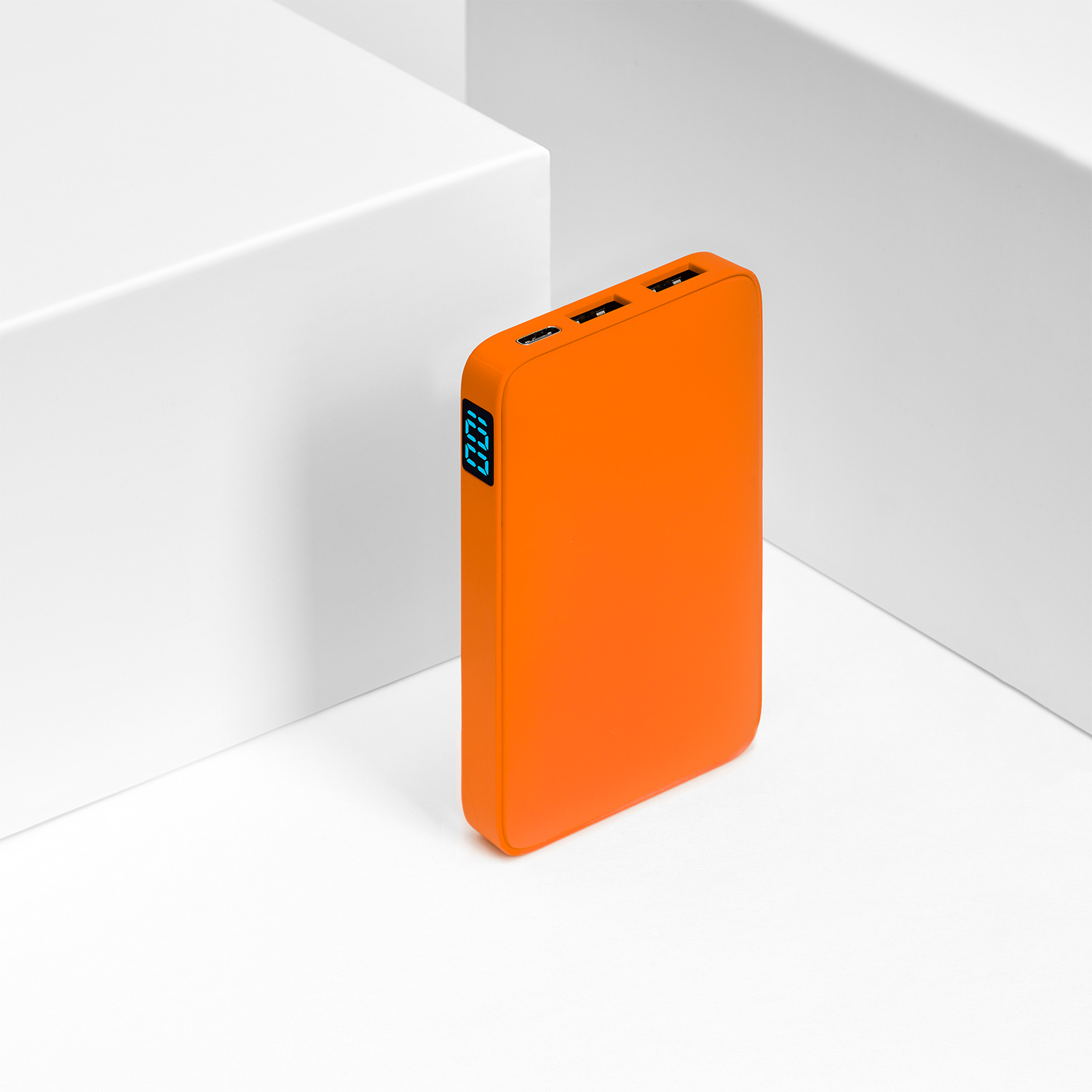 Внешний аккумулятор с подсветкой Анкор (Ancor) 5000 mAh, оранжевый — изображение 8