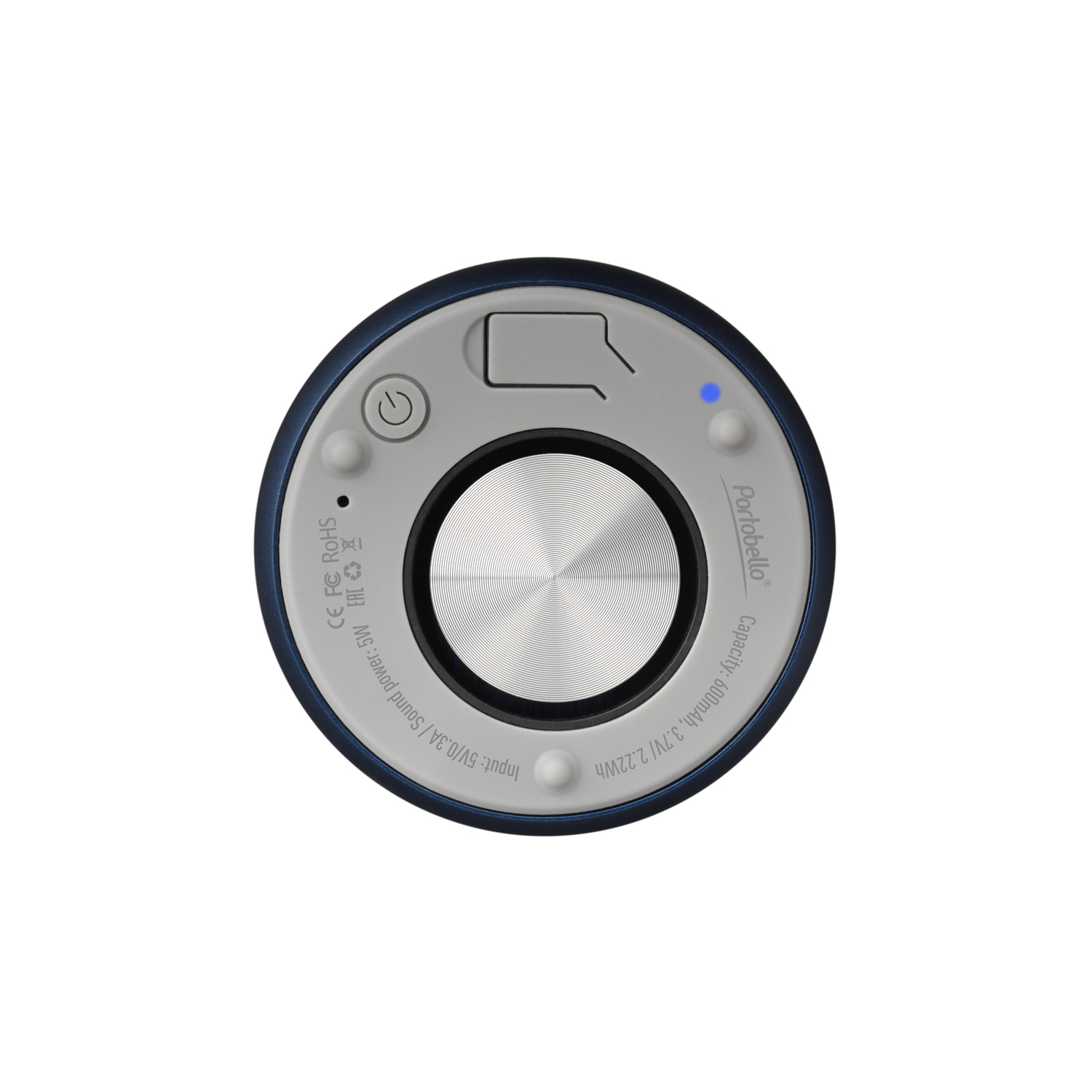 Беспроводная колонка Passion 80dB 600 mAh, синяя — изображение 4