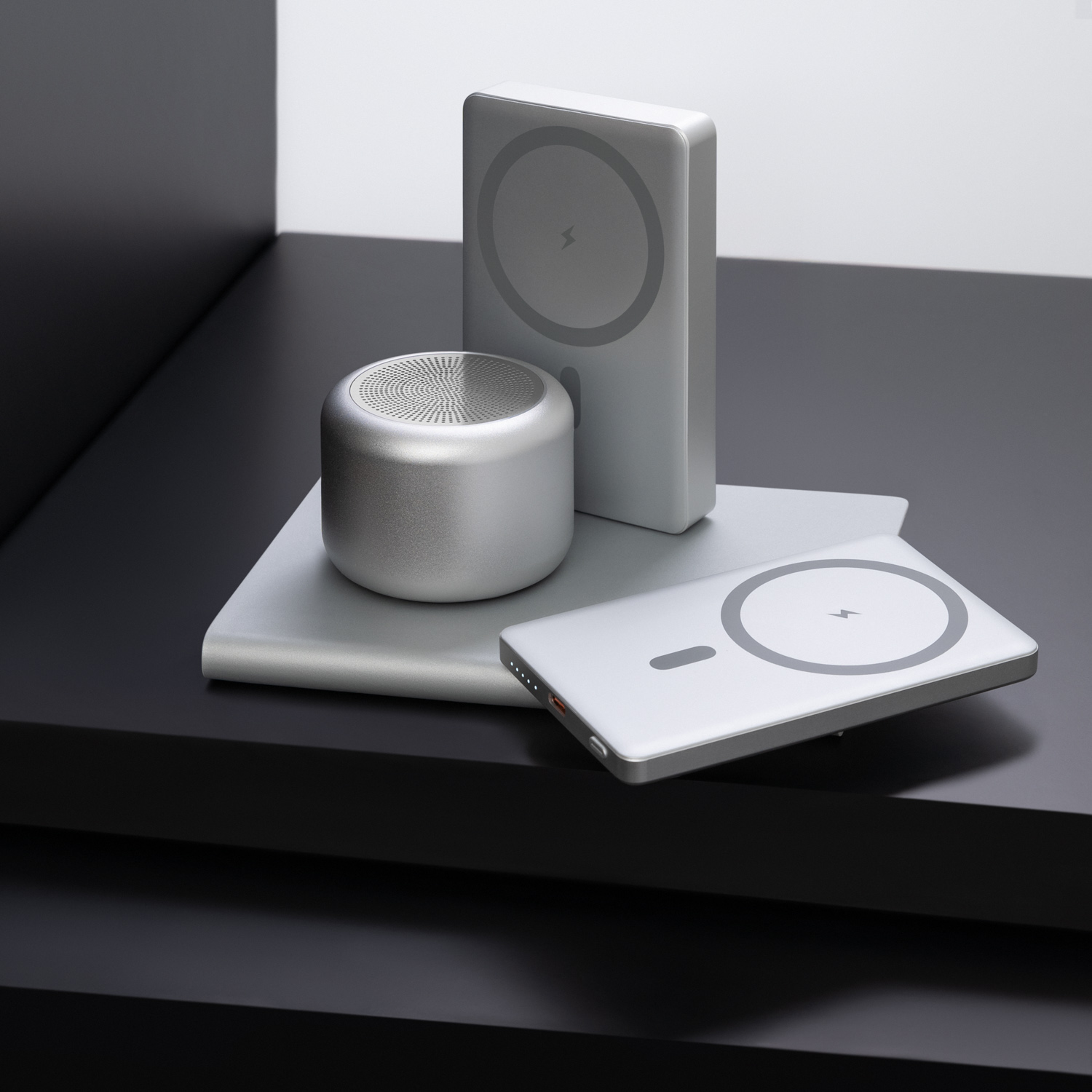 Беспроводная колонка Passion 80dB 600 mAh, серебряная — изображение 12