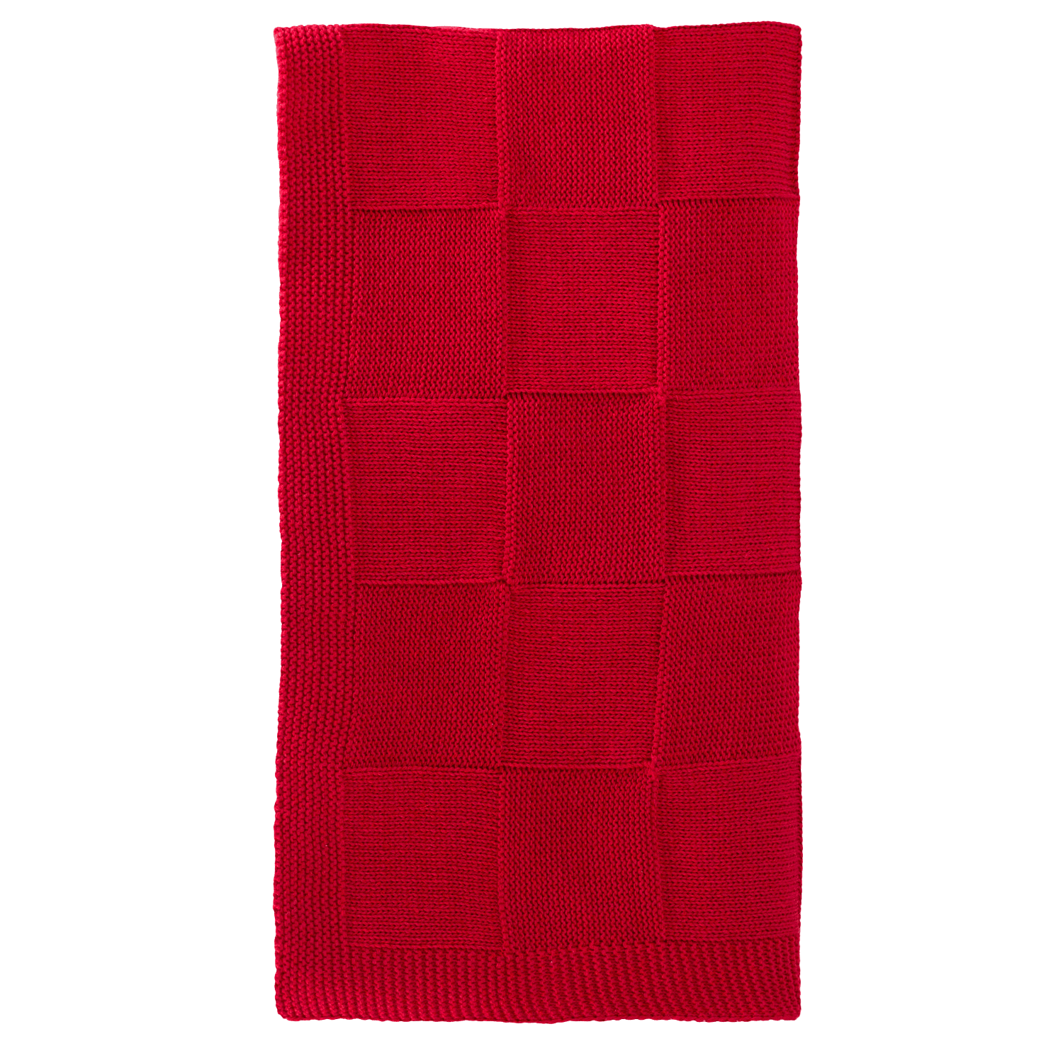 Плед Cella вязаный, красный (без подарочной коробки) — изображение 2