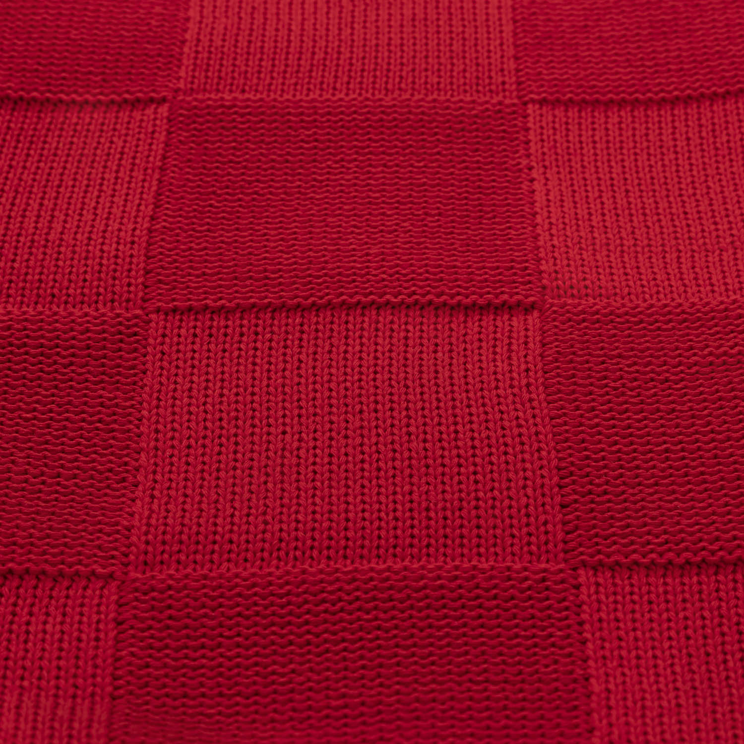 Плед Cella вязаный, красный (без подарочной коробки) — изображение 6