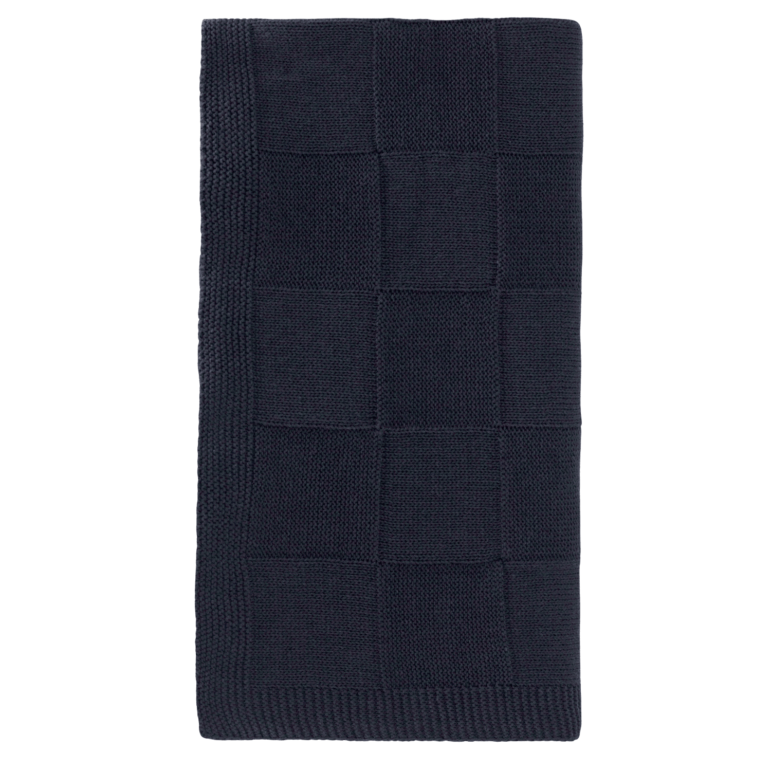 Плед Cella вязаный, синий (без подарочной коробки) — изображение 2