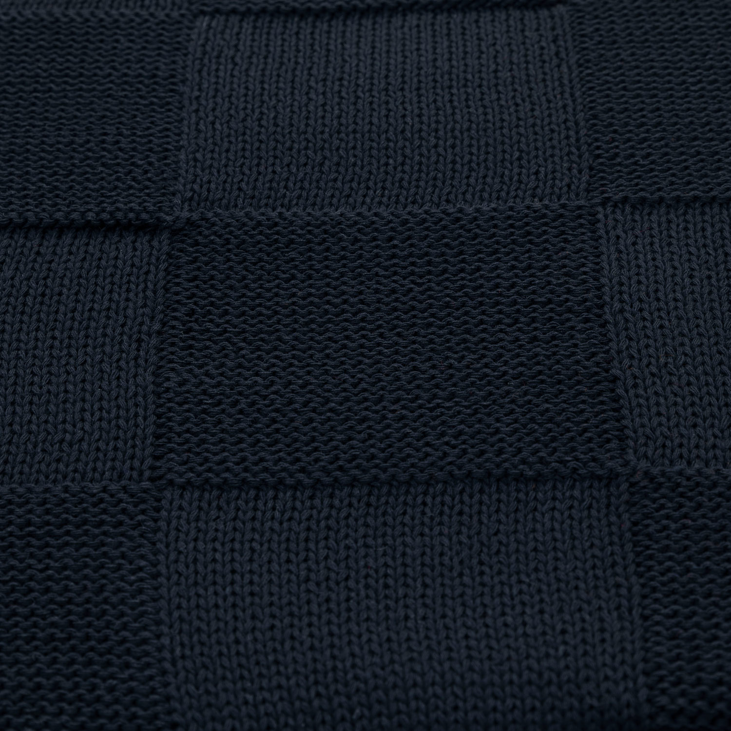 Плед Cella вязаный, синий (без подарочной коробки) — изображение 6