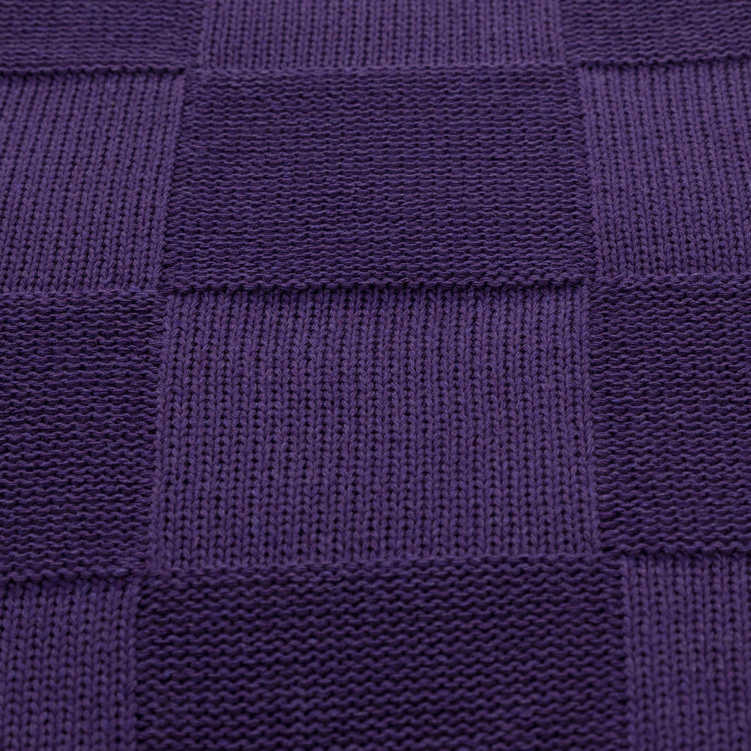 Плед Cella вязаный, фиолетовый (без подарочной коробки) — изображение 6