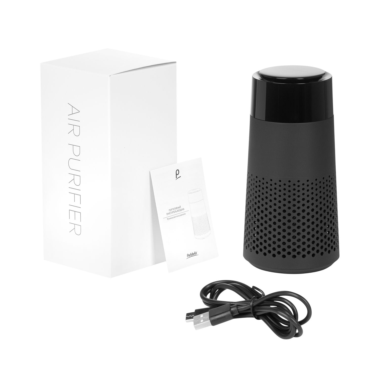 Очиститель воздуха с подсветкой Pure, черный — изображение 13