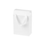 Подарочная коробка-пакет универсальная малая, белая, 186х100х277 мм