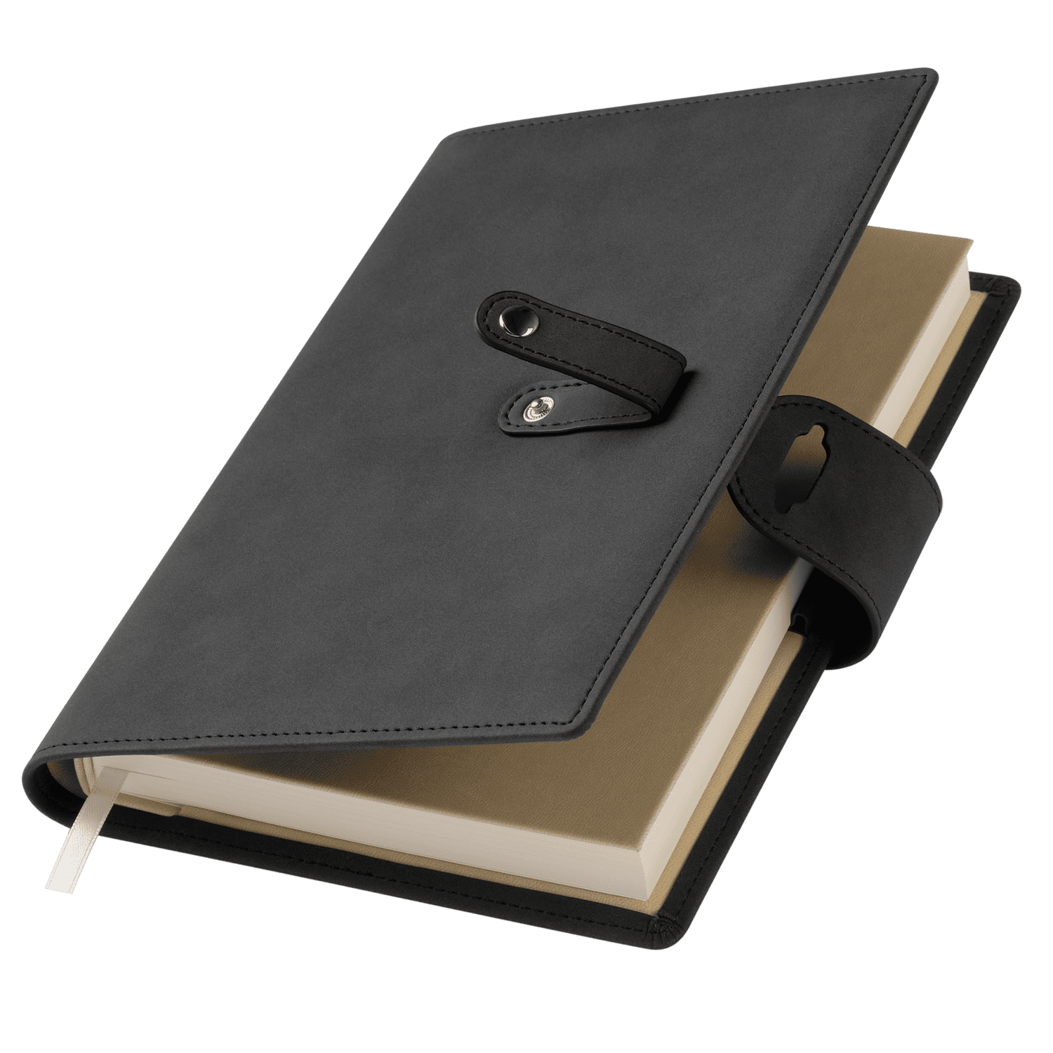 Ежедневник-портфолио Passage NEO недатированный в подарочной коробке, черный