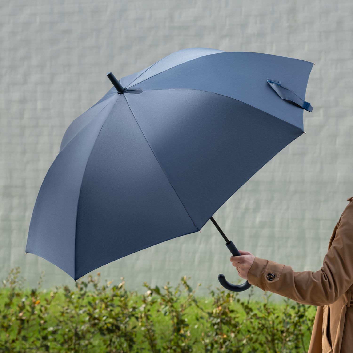 Зонт-трость Phantom, синий — изображение 13