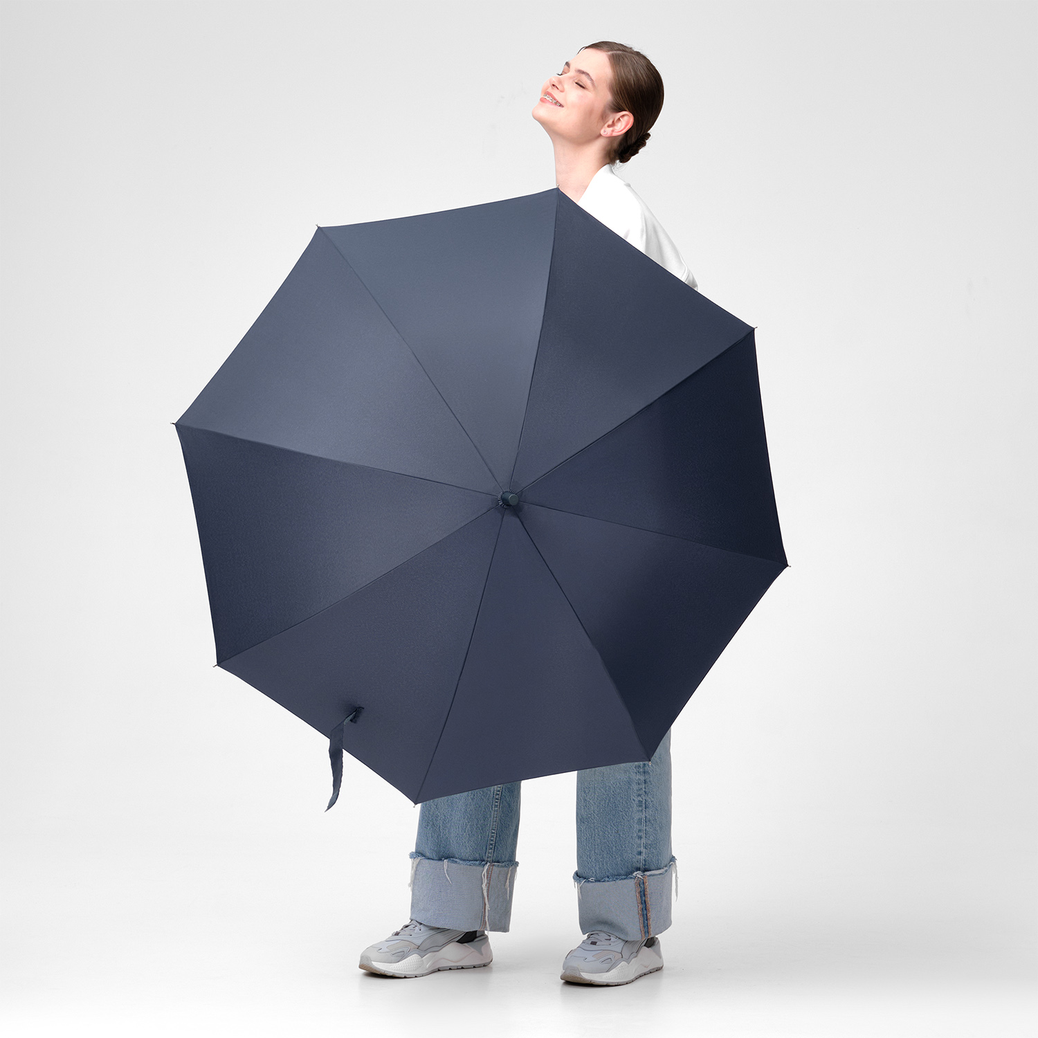 Зонт-трость Phantom, синий — изображение 5