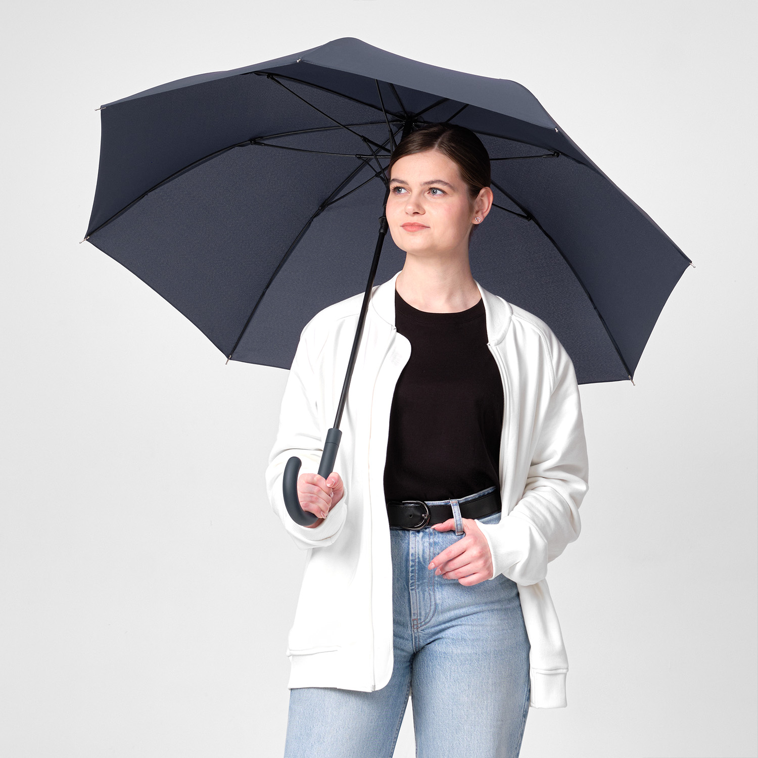 Зонт-трость Phantom, синий — изображение 7