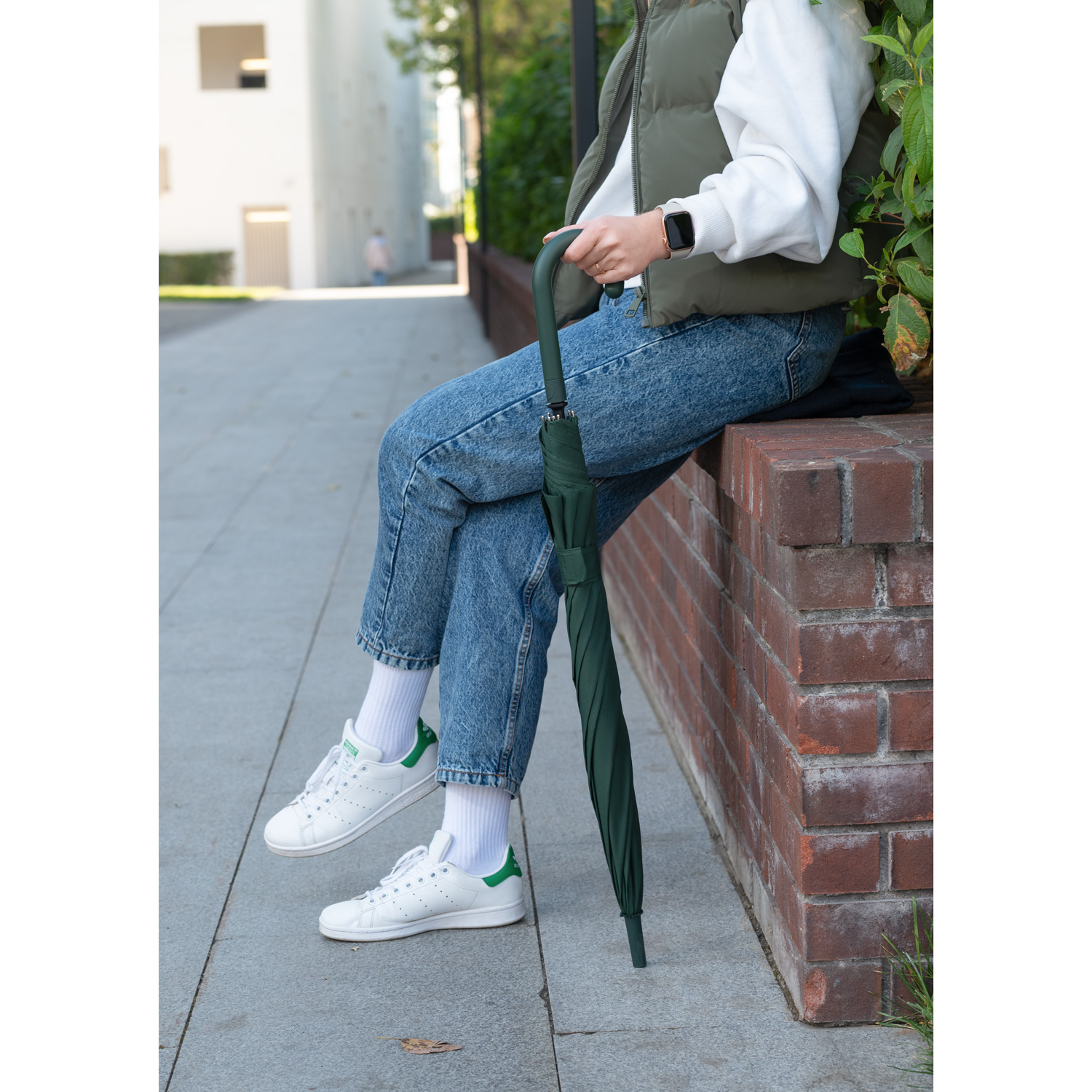 Зонт-трость Phantom, зеленый — изображение 13