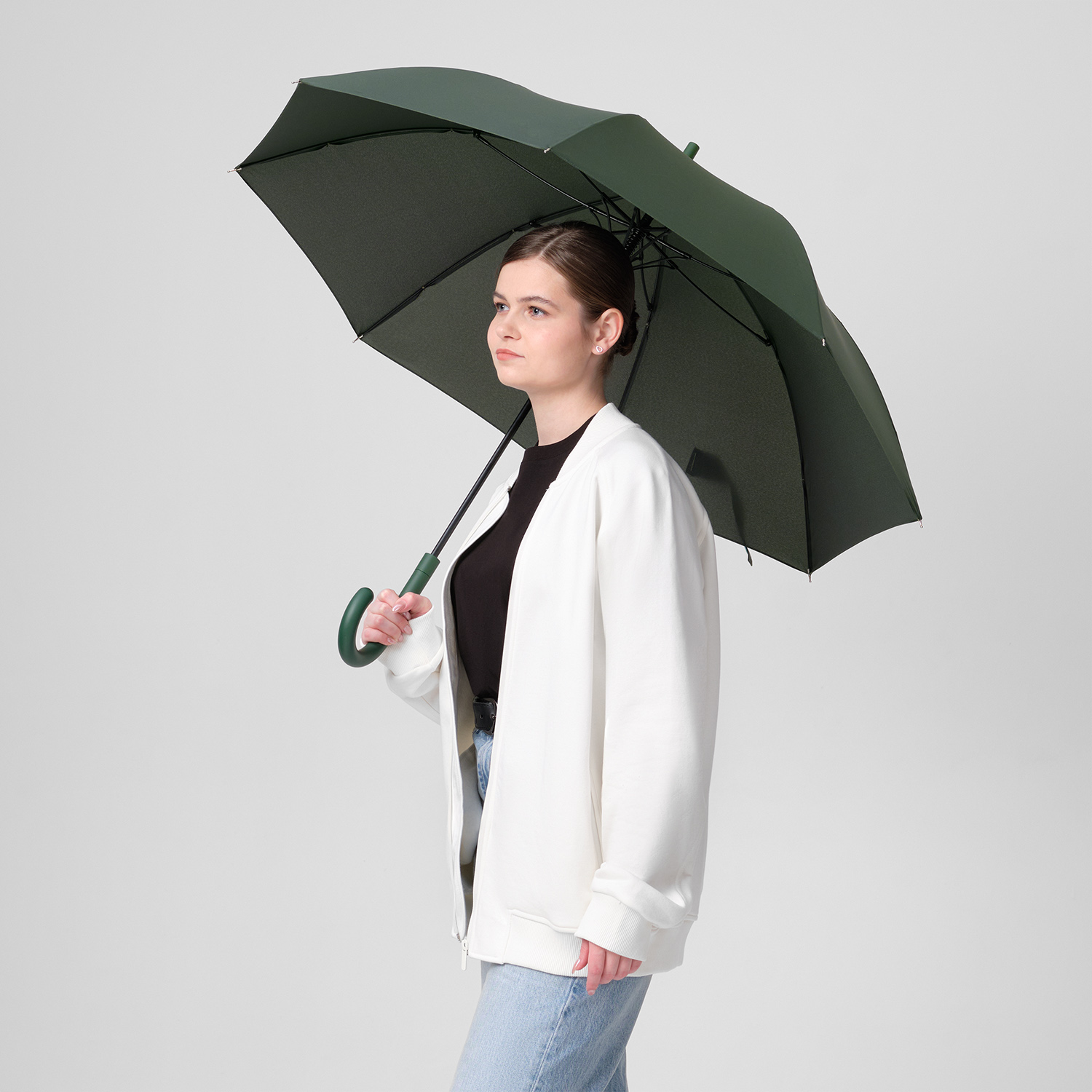 Зонт-трость Phantom, зеленый — изображение 6