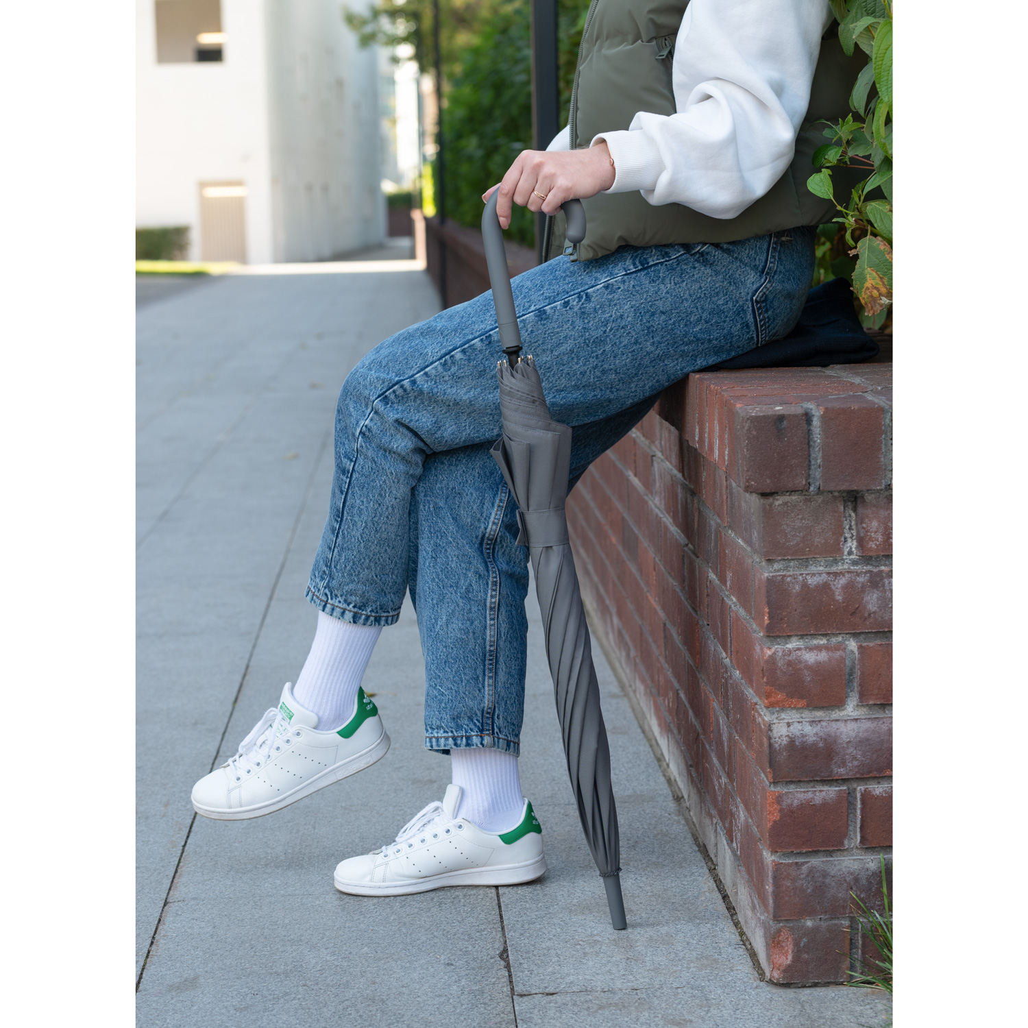 Зонт-трость Phantom, серый — изображение 14