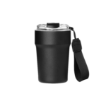 Термокружка вакуумная Monaco, черная