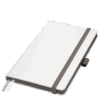Ежедневник Arctic недатированный, белый/темно-серый