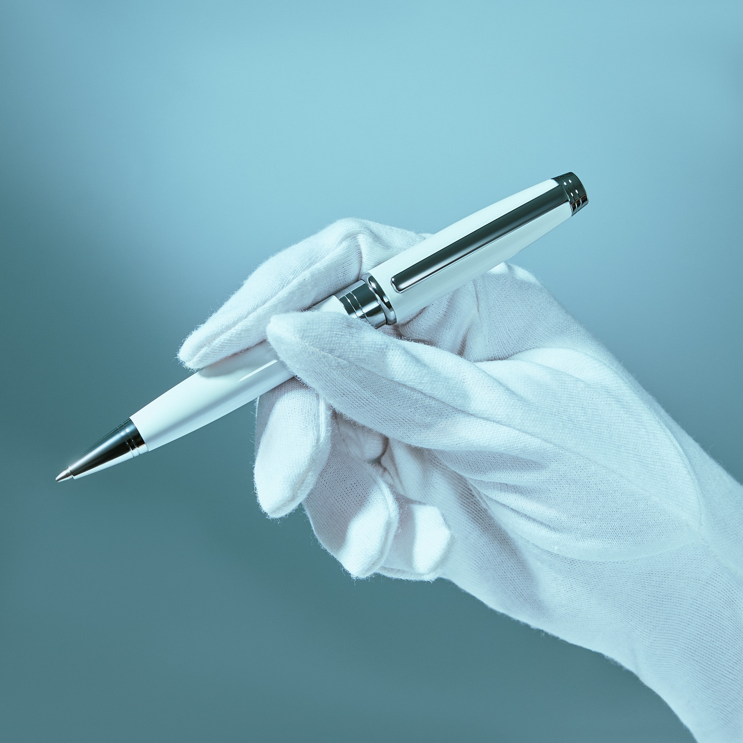 Шариковая ручка Soprano, белая — изображение 2