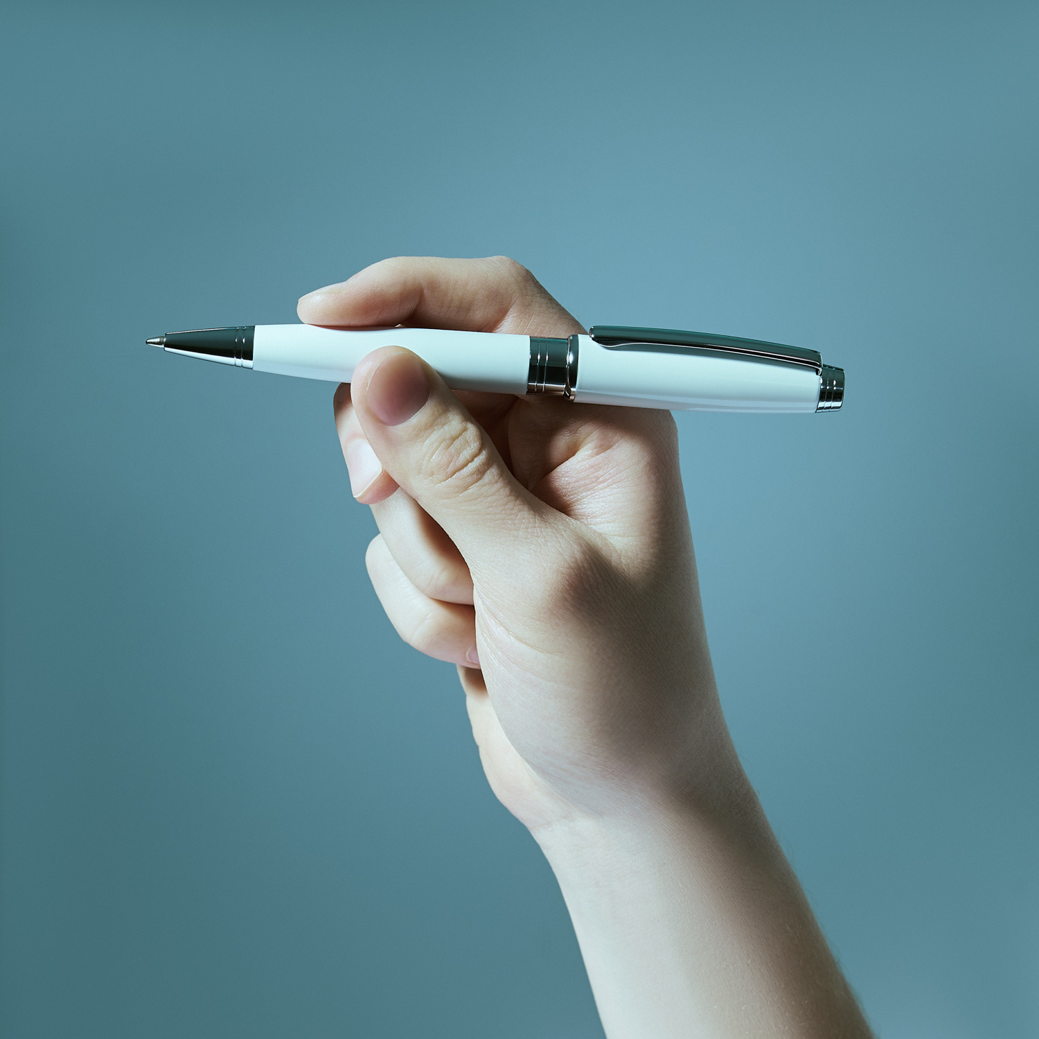 Шариковая ручка Soprano, белая — изображение 3